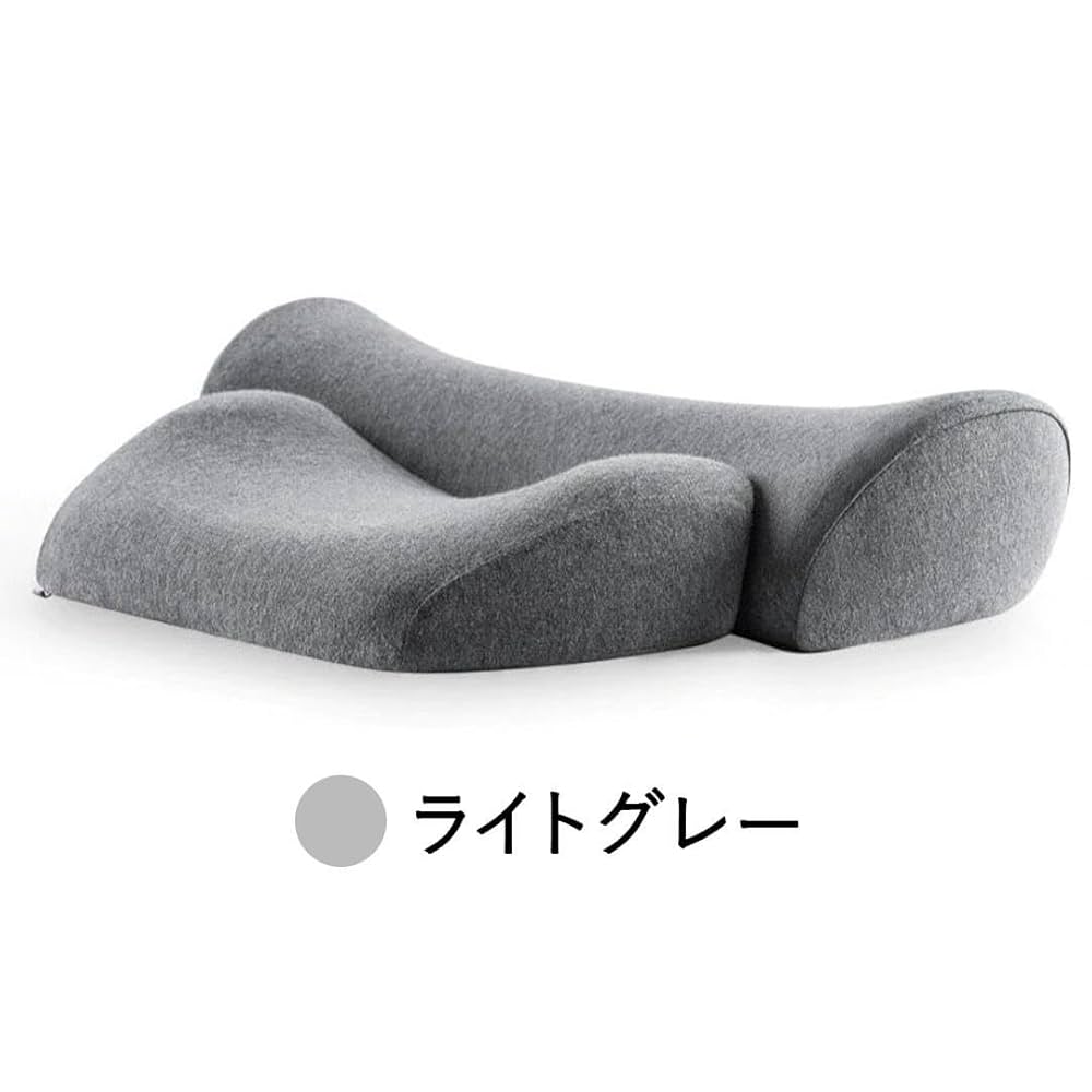 CALQS（カルクス）首と肩がホッとする枕PLUS ライトグレー 公式】首と肩がホッとする枕PLUS | 首と肩を40度で15分間温める